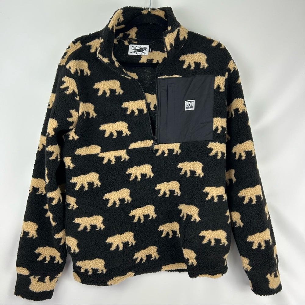 MTN Head Alpine 1/4 Zip - Polar Bear Sherpa size Medium
